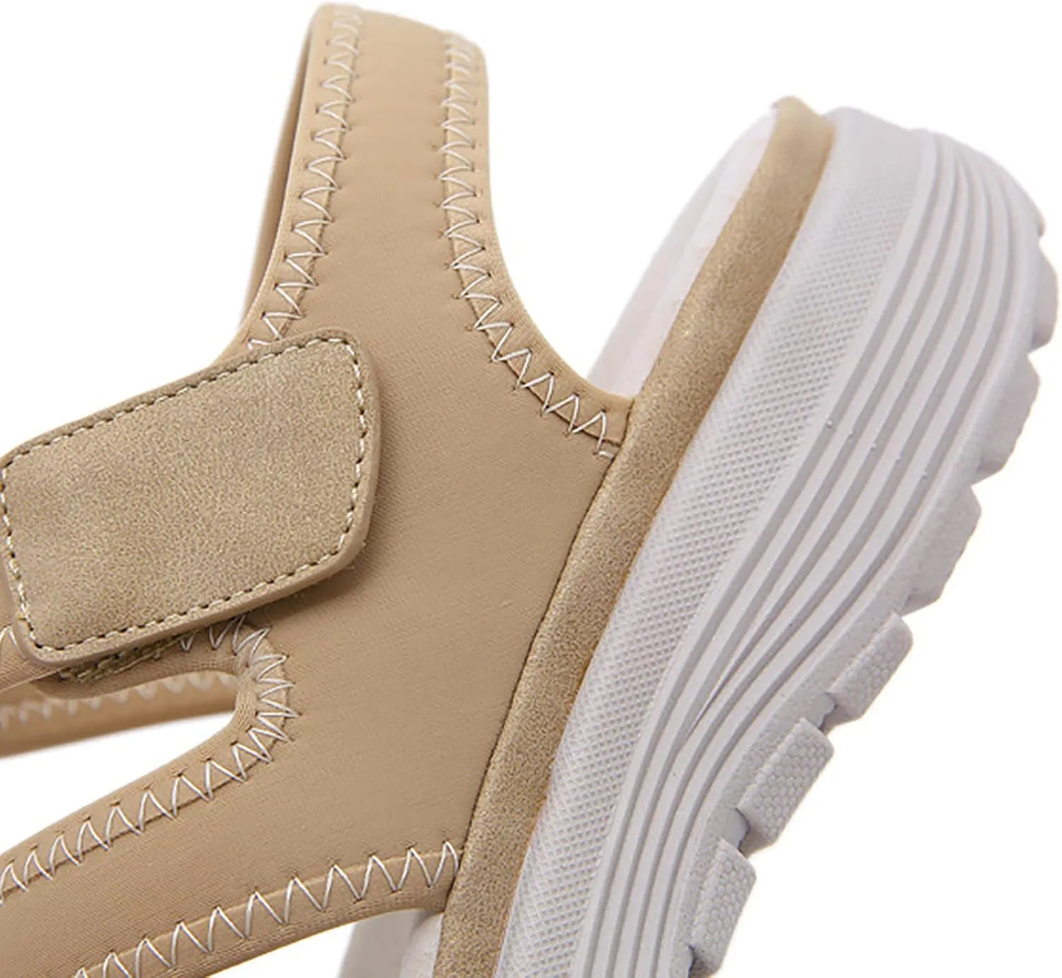 Womens Summer Wedge Sandals Summer Platform Comfortable Low Wedges Sandal Arch Support Elegant Sandals