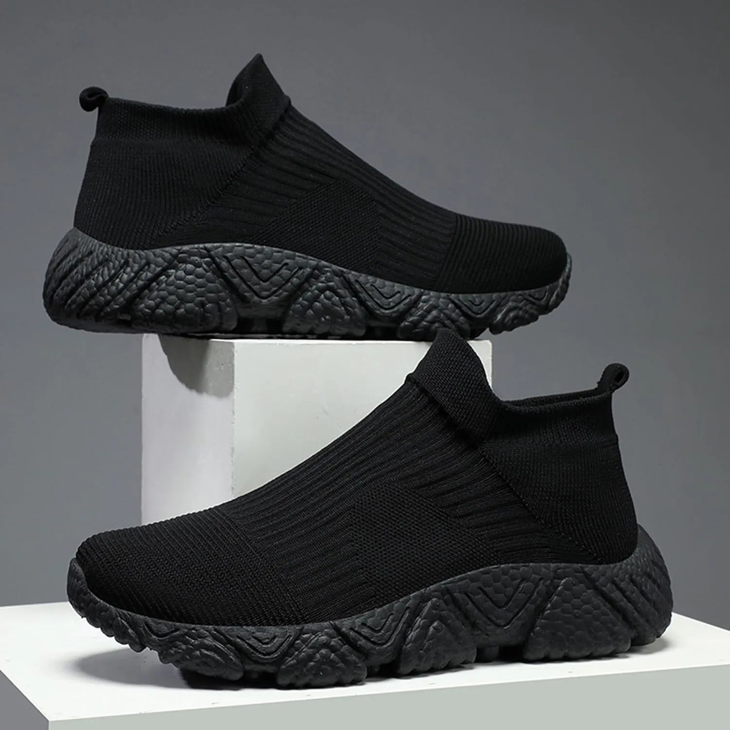 Womens Walking Shoes Slip On Casual Sneakers Breathable Mesh Shoes Womens Canvas Casual Flip Flop Sandals