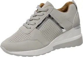 Womens Walking Shoes Thick Sole Fashion Breathable Sneakers Comfortable Slip On Casual Platform Sneakers for Women