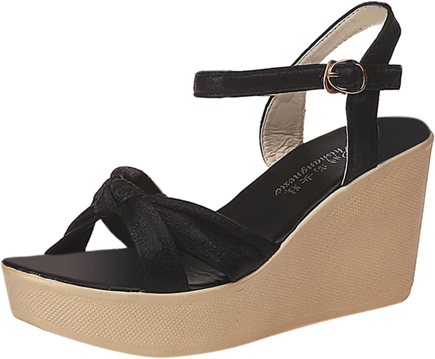 Womens Wedge Sandals Flatform Women Thick Solid Toe Shoes Bottom Bohemian Sandals Wedges Women's Wedges