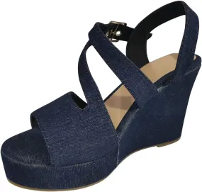 Womens Wedge Sandals Solid Breathable Strap Shoes Toe Casual Wedges Color Sandals Open Women Women's Wedges