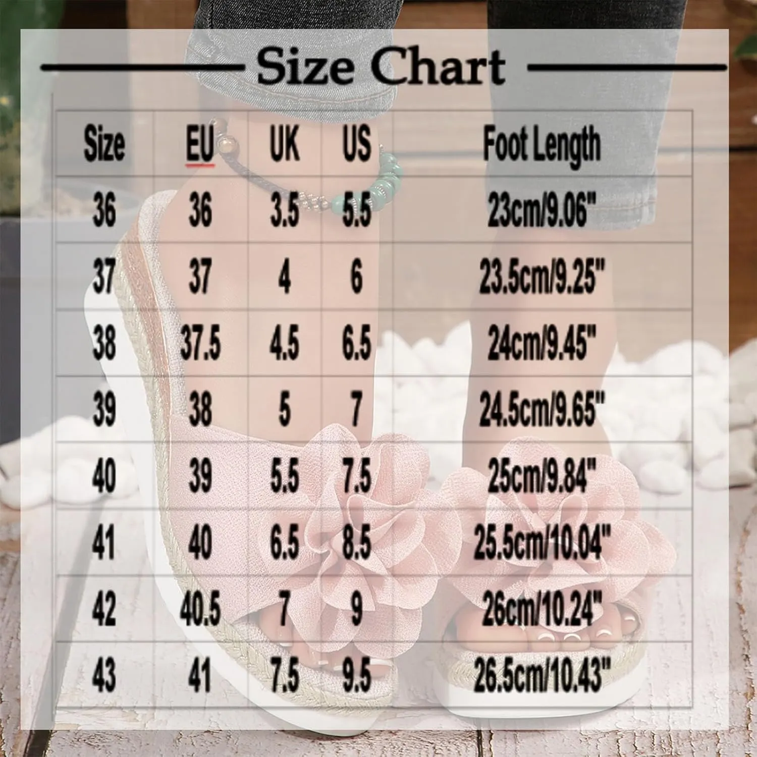 Womens Wedge Slide Sandals Chic Flower Open Toe Comfort Dressy Summer Slip-On Slipper Flatform Espadrilles