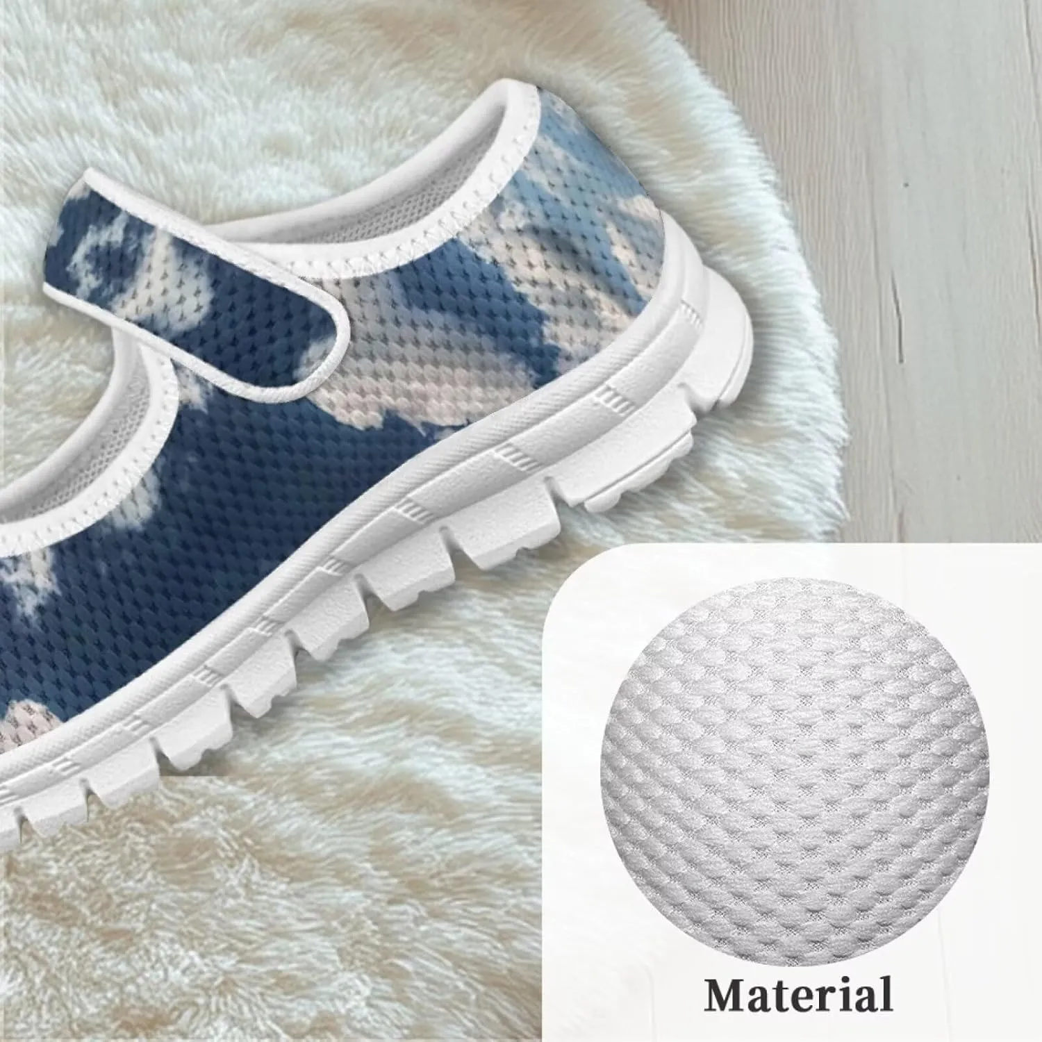 Yzaoxia Little or Big Kids Slip On Shoes Girls Hook and Loop Running Shoes Lightweight Walking Athletic Sport Shoes Mesh Breathable Barefoot Shoes Tennis Shoes for Gym School Outdoor
